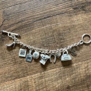 Silver Juicy Charm Bracelet